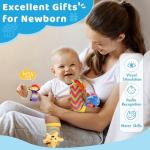 URMYWO Wrist Rattles for Baby - Rattle Socks - Foot Finder Set - Baby Toys for 0-12 Months Infant - Newborn Essentials - Early Learning Sensery Toys for Boy Girl as Shower Gifts Easter Basket Stuffer