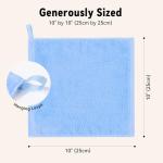 Yoofoss Luxury Washcloths Towel Set 10 Pack Baby Wash Cloth for Bathroom-Hotel-Spa-Kitchen Multi-Purpose Fingertip Towels & Face Cloths