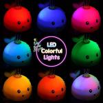 Gigilli Bath Toys for Kids Ages 1-3, Baby Bath Toys 1 2 3 Year Boy Girl, Easter Basket Stuffers Gifts 6-12-18 Months, Light Up Whale Bath Toy Sprinkler Toddler Birthday Bathtub Fountain Pool Water Toy