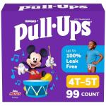 Pull-Ups Boys' Potty Training Pants, Size 4T-5T Training Underwear (38-50 lbs), 99 Count (3 Packs of 33), Packaging May Vary