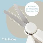 Pigeon Baby Nail Scissors with Rounded Tip, 3 Months (MADE IN JAPAN)