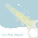 Pigeon Baby Nail Scissors with Rounded Tip, 3 Months (MADE IN JAPAN)