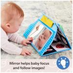 Ms. Rachel Official Tummy Time Activity Bus Folding Play Mat with Baby Mirror & Sensory Toys for Interactive Play Baby Learning Toys for Boys & Girls Ages 3 Months - 1+ Year