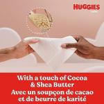 Baby Wipes, Huggies Calm Baby Diaper Wipes, Unscented, Hypoallergenic, 2 Push Button Packs (112 Wipes Total)