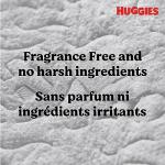 Baby Wipes, Huggies Calm Baby Diaper Wipes, Unscented, Hypoallergenic, 2 Push Button Packs (112 Wipes Total)