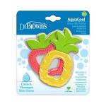 Dr. Brown's AquaCool Water-Filled Teether, Cooling Baby Teether Toy for Sore Gums, Apple Pineapple, BPA-Free, 3m+, 2-Pack