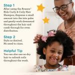 Aveeno Kids Coily Hair Leave-In Conditioner, Toddler Leave-In Conditioner for Sensitive Scalps Gently Detangles & Moisturizes Leaving Natural Curls & Coils Smooth, Hypoallergenic, 8 fl. oz