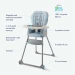 Graco Made2Grow 5-in-1 Convertible Highchair, Adjustable Baby to Toddler Seat, Hudson