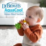 Dr. Brown's AquaCool Water-Filled Teether, Cooling Baby Teether Toy for Sore Gums, Apple Pineapple, BPA-Free, 3m+, 2-Pack