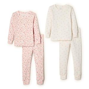 Amazon Essentials x Sofia Grainge Unisex Babies' Snug-Fit Cotton Pajamas, Pack of 2, Little Bunnies/Sheep, 18 Months