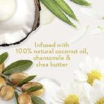 Suave Baby Curling Butter Cream for Curly, Coily Hair, with 100% Natural Coconut Oil, Chamomile & Shea Butter No Parabens, Silicones, Dyes 7.5 OZ