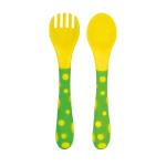 Nuby Spoons and Forks, 4 Count, Boys