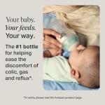 Tommee Tippee Advanced Anti-Colic 12 Piece Set, 5 oz and 9 oz BPA Free Bottles, Newborn 0+ Months, Includes Slow & Medium-Flow Breast-Like Nipples and Bottle Handles and Cleaning Brush