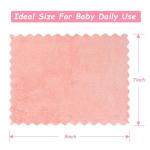 Orighty Baby Washcloths 24-Pack (7''x9''), Microfiber Coral Fleece Baby Towels, Super Soft and Absorbent Wash Cloths for Newborns, Infants and Toddlers, Gentle on Delicate Skin for Face Hands and Body
