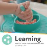 Nuby 3-Stage Baby's First Spoons Set - 3 Pack - 6+ Months - Baby Spoons with Easy Grip Handle - Pastels