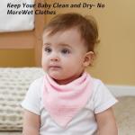 Kewlife gift Muslin Baby Bibs 6-Pack Baby Drool Bandana Bibs for Baby Girls Boys Infant Newborn Toddler Drooling and Teething