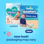 Pampers Swim Diapers - Splashers - Size 2-3, 20 Count, Gap-Free Disposable Baby Swimming Pants