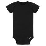 Gerber Baby Boys 5-pack Solid Onesies Bodysuits Shirt, Black, 3-6 Months US