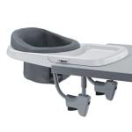 Chicco FastLock 360 Rotating Hook-On High Chair, Portable High Chair for Babies and Toddlers, Sets up in Seconds | Charcoal/Grey