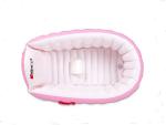 Inflatable Baby Bathtub, Kid Infant Toddler Infant Newborn Inflatable Foldable Shower Pool (Pink)