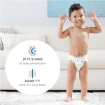 Amazon Brand - Mama Bear Plush Protection Disposable Baby Diapers, Hypoallergenic, Fragrance-Free, Leak Protection, Size 5, 124 Count (4 Packs of 31), White and Cloud Dreams