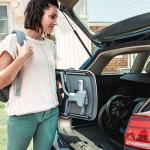 Chicco FastLock 360 Rotating Hook-On High Chair, Portable High Chair for Babies and Toddlers, Sets up in Seconds | Charcoal/Grey