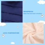 Mfmiudole Baby Boys Girls Winter Coats, Thick Hooded Down Kids Infants Toddlers Winter Warm Jacket Outerwear for 1-7 Years