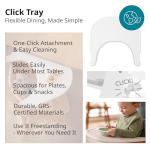 hauck Adjustable Wooden High Chair for Babies and Toddlers - Includes Baby Insert, Tray & Safety Harness - Grows with Child up to 198 lbs - Walnut