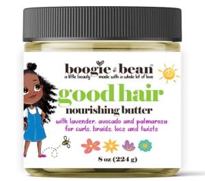 Boogie and Bean Good Hair Oil for Babies and Kids, Natural Baby Hair Products, Moisturizer For Black Babies Infants and Toddler, Hair Butter Moisturize Hair, Braids and Twists