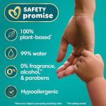 Pampers Ultra Clean Baby Wipes (Previously 'Free & Gentle'), 99% Water, Hypoallergenic, Unscented, 100% Plant Based, Plastic-Free, 624 Baby Wipes Total (8X Flip-Top Packs) [Packaging May Vary]