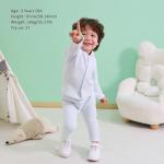 Minicoco 100% Cotton Baby Spring Hoodies Jacket, Comfortable Soft and Warm Baby Spring Jacket,0-24Months Solid-Coloured Coat