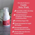 Earth Mama Sweet Orange Baby Liquid Wash Foaming Hand Soap, Organic All Purpose Body Wash for Sensitive Skin, Castile Soap with Coconut Oil, Shea Butter, Calendula, & Aloe, 5.3 fl oz