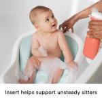 Fisher-Price™ Baby to Toddler Bath 4-in-1 Sling 'N Seat Tub with Removable Infant Support and 2 Toys, Summer Blossoms