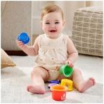 Ms. Rachel Official Rainbow Stacking Cups 7-Pack, Educational Toys & Toddler Toys for Girls & Boys Ages 6 Months to 2+ Years