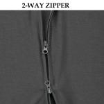 Aablexema Baby Pajamas Bamboo Rayon Zipper, 3pcs Unisex Infant Outfit with Mitten One Piece Footie Sleepwear(Dark Grey & Olive & Blue,0-3m)