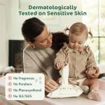 Naty Baby Wet Wipes | Natural, Unscented, 98% Purified Water for Sensitive Skin | Plant-Based & Fragrance-Free | Plastic-Free & Compostable | Gentle Diaper Wipes for Newborns | 168 Count (3 Packs)