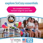 SoCozy Kids Sensitive Styling Foam - Sensitive Foam For Kids w/Straight or Curly Hair - Gentle Natural Hold Styler, Rosemary (6 fl oz)