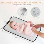 LOVEVOOK Diaper Bag Backpack, Baby Bag with Changing Pad, Large Diaper Backpack Boy Girl, Waterproof Baby Registry Bag for Mom Dad with Stroller Buckles, Beige-khaki