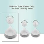 NUK Perfect Match 2-in-1 Natural and Anti-Colic Bottle with Slow Flow, Wide, Adaptable Nipple, 5oz., 2 Pack