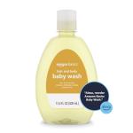 Amazon Basics Tear-Free Baby Hair and Body Wash, Paraben-Free, Sulfate-Free, Dermatologist Tested, Lightly Scented, 13.60 Fl Oz, 4-Pack