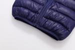 AIWUHE Winter Down Coats for Kids Baby Boys Girls Light Puffer Padded Jacket Bear Hoods Infant Outerwear Dark Blue 12-18 Months 90