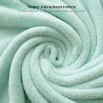 Konssy 2-Pack Hooded Baby Towels, 32" × 32" Soft & Absorbent Plush Fleece, Cute Animal Hood, Baby Bath Towels for Newborns & Toddlers, Boys & Girls