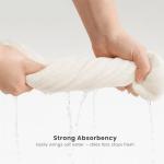 Konssy 2-Pack Hooded Baby Towels, 32" × 32" Soft & Absorbent Plush Fleece, Cute Animal Hood, Baby Bath Towels for Newborns & Toddlers, Boys & Girls