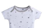American Baby Company Unisex 3-Pack 100% Cotton Short Sleeve Bodysuit, 3-6 Months
