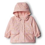 Amazon Essentials x Sofia Grainge Baby Girls' Water-Repellent Rain Jacket, Light Pink Giraffes, 24 Months