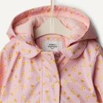 Amazon Essentials x Sofia Grainge Baby Girls' Water-Repellent Rain Jacket, Light Pink Giraffes, 24 Months