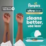 Pampers Ultra Clean Baby Wipes (Previously 'Free & Gentle'), 99% Water, Hypoallergenic, Unscented, 100% Plant Based, Plastic-Free, 936 Baby Wipes Total (12X Flip-Top Packs) [Packaging May Vary]
