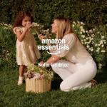 Amazon Essentials x Sofia Grainge Baby Girls' Mommy and Me Short Sleeve Pajama Set, Peach Strawberry Toss, 12 Months