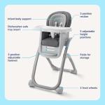 Graco DuoDiner DLX 6-in-1 Convertible High Chair, Infant to Toddler Booster & Youth Stool, Adjustable Height & Recline, Easy Clean Tray Insert, Arlo