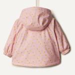 Amazon Essentials x Sofia Grainge Baby Girls' Water-Repellent Rain Jacket, Light Pink Giraffes, 24 Months